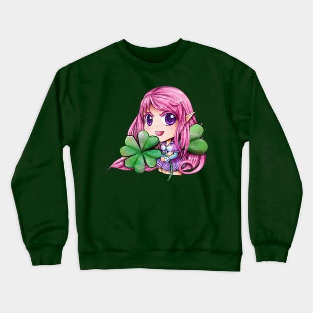 Jemma Spring Fairy Crewneck Sweatshirt by Yennie Fer (FaithWalkers)